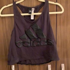 Adidas crop workout tank